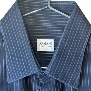 Armani Collezioni Men's Button Up Casual Formal Occasion /Wedding XL Dress Shirt